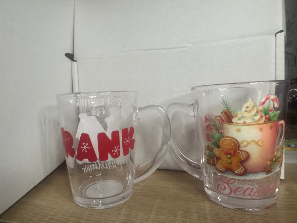 CLEAR GLASS MUG
